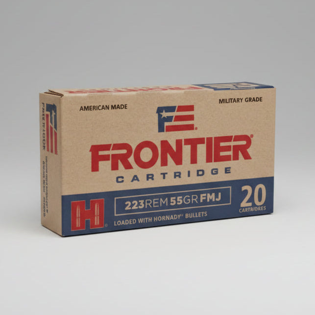 Amunicja Hornady kal.223Rem FMJ-BT Frontier 55gr/3,56g FR100 1000 szt.