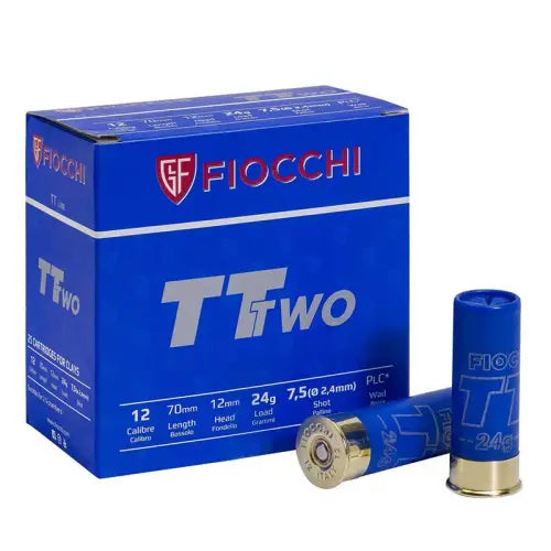 AMUNICJA 12/70 TT TWO TRAP 24g 7,5-2,4mm FIOCCHI