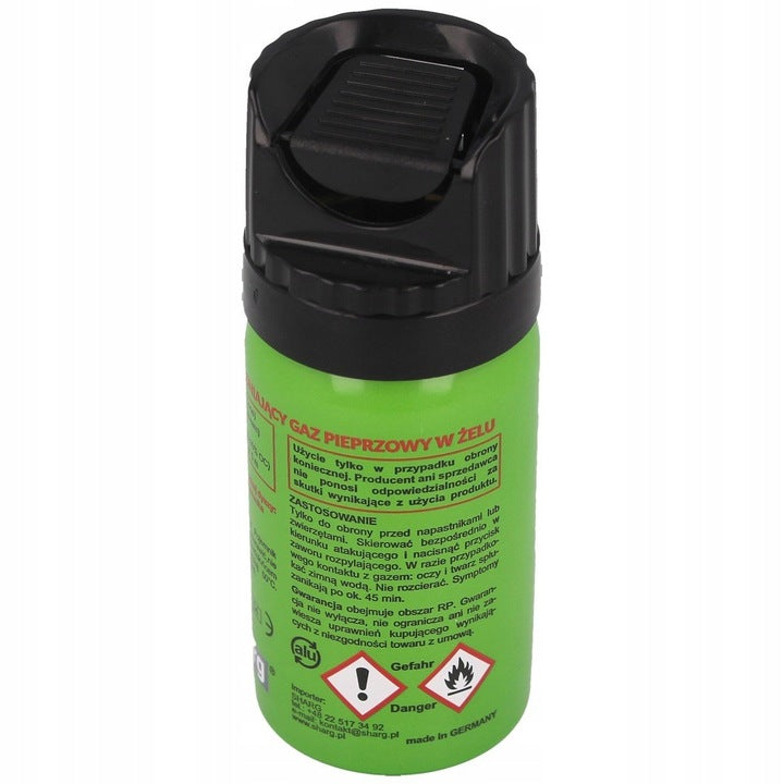 Gaz pieprzowy Green Defense Red Pepper Gel - stożek 40 ml