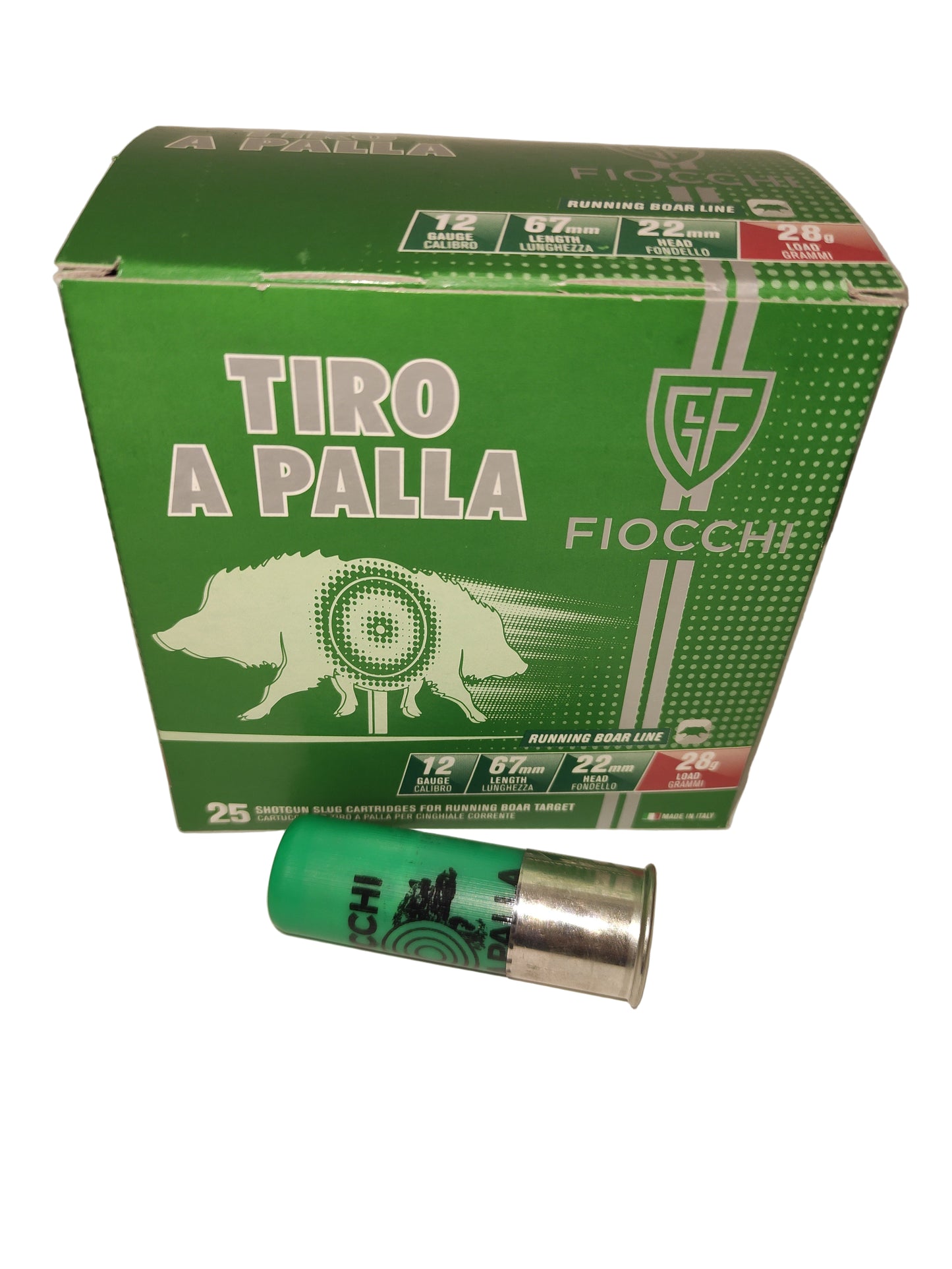 12/67 28g TIRO A PALLA SLUG Fiocchi