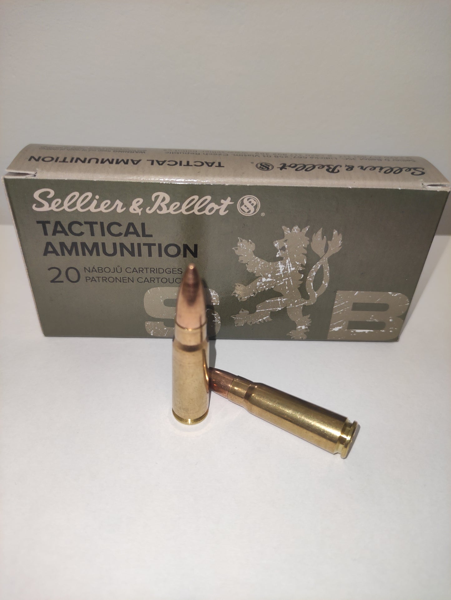 7,62x39mm FMJ TACTICAL 8,0g S&B