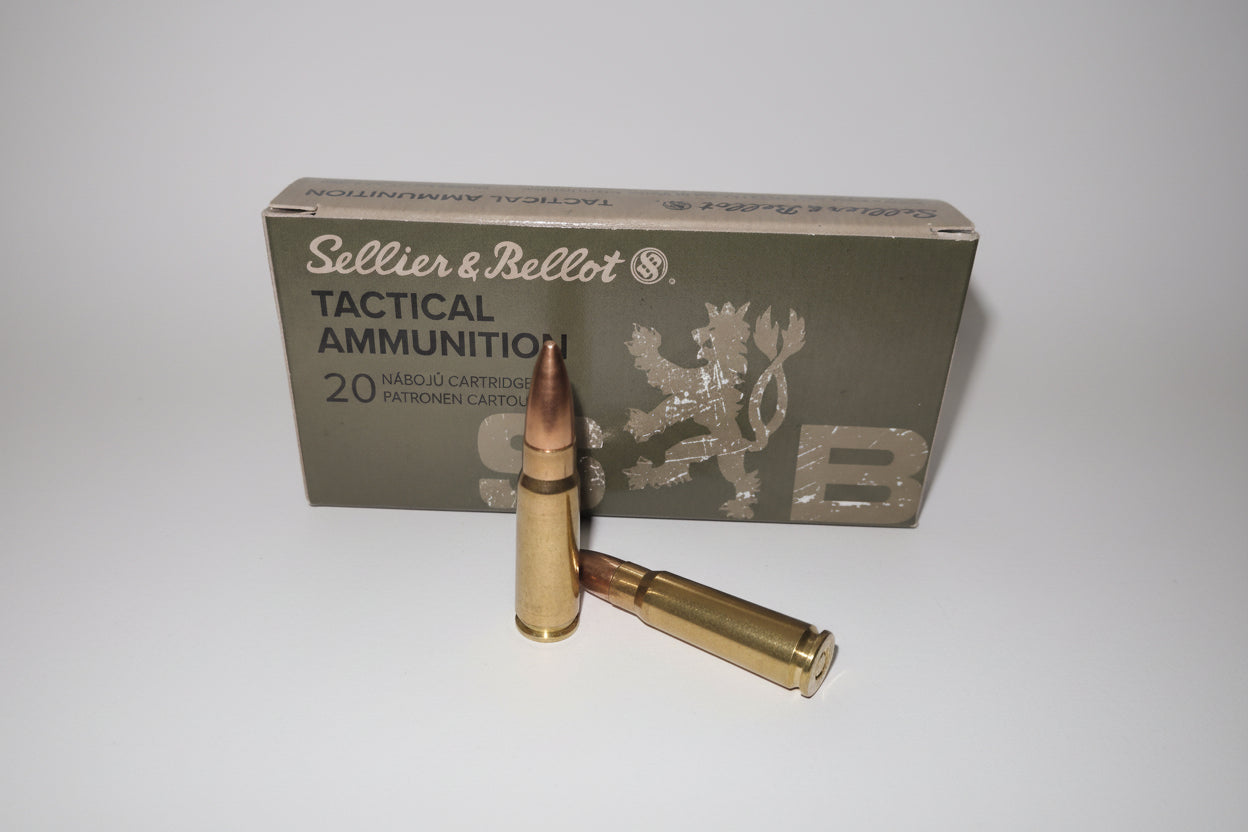 Amunicja Kal. 7,62x39mm FMJ TACTICAL 8,0g S&B op. 20 szt.