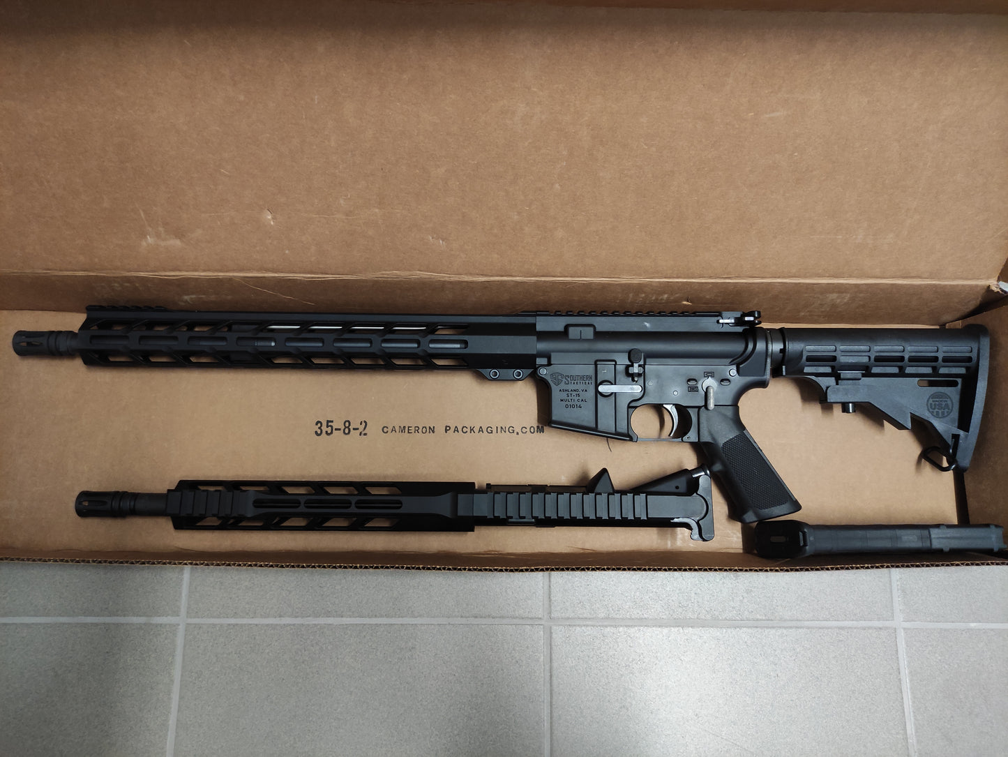 Karabinek AR-15 ST-15 11,5"-16" Kal. 223 REM. Zestaw z 2 lufami i upperami