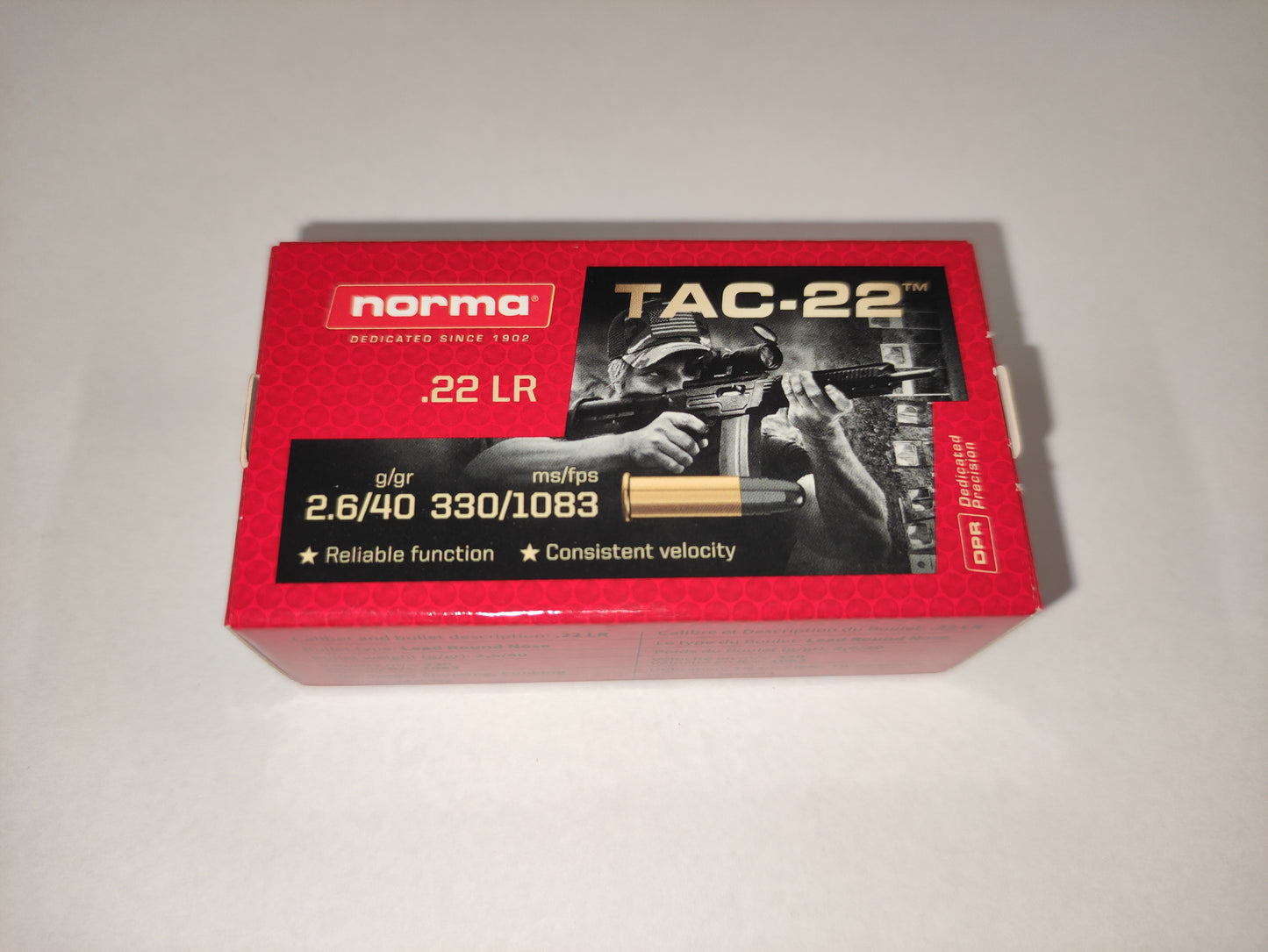 .22 LR TAC-22 2,6g 40gr NORMA