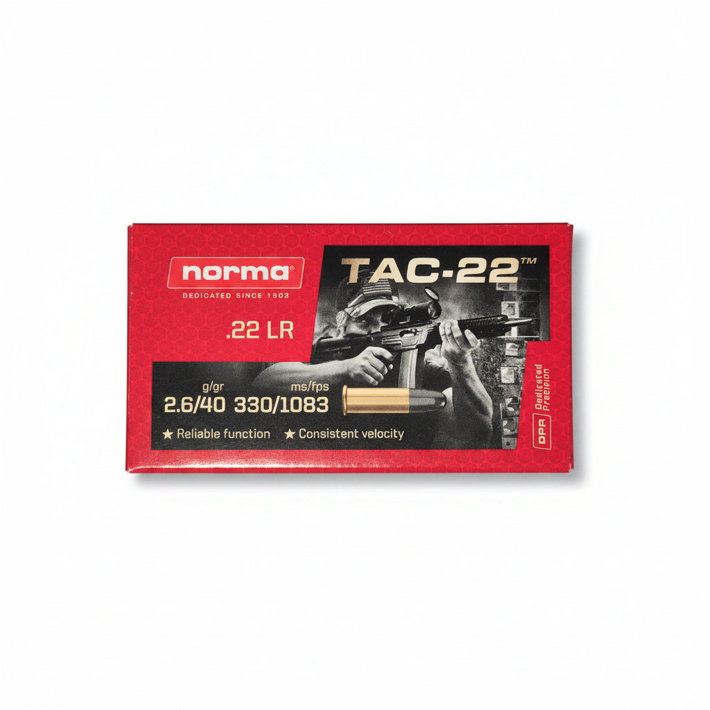 Amunicja .22 LR TAC-22 2,6g 40gr NORMA