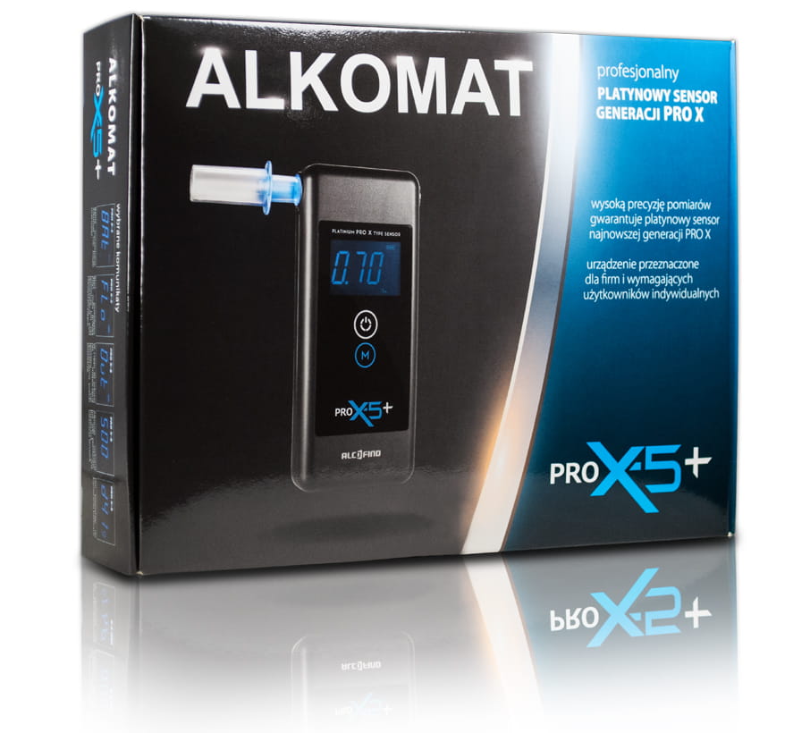 Alkomat elektrochemiczny AlcoFind PRO X-5 PLUS