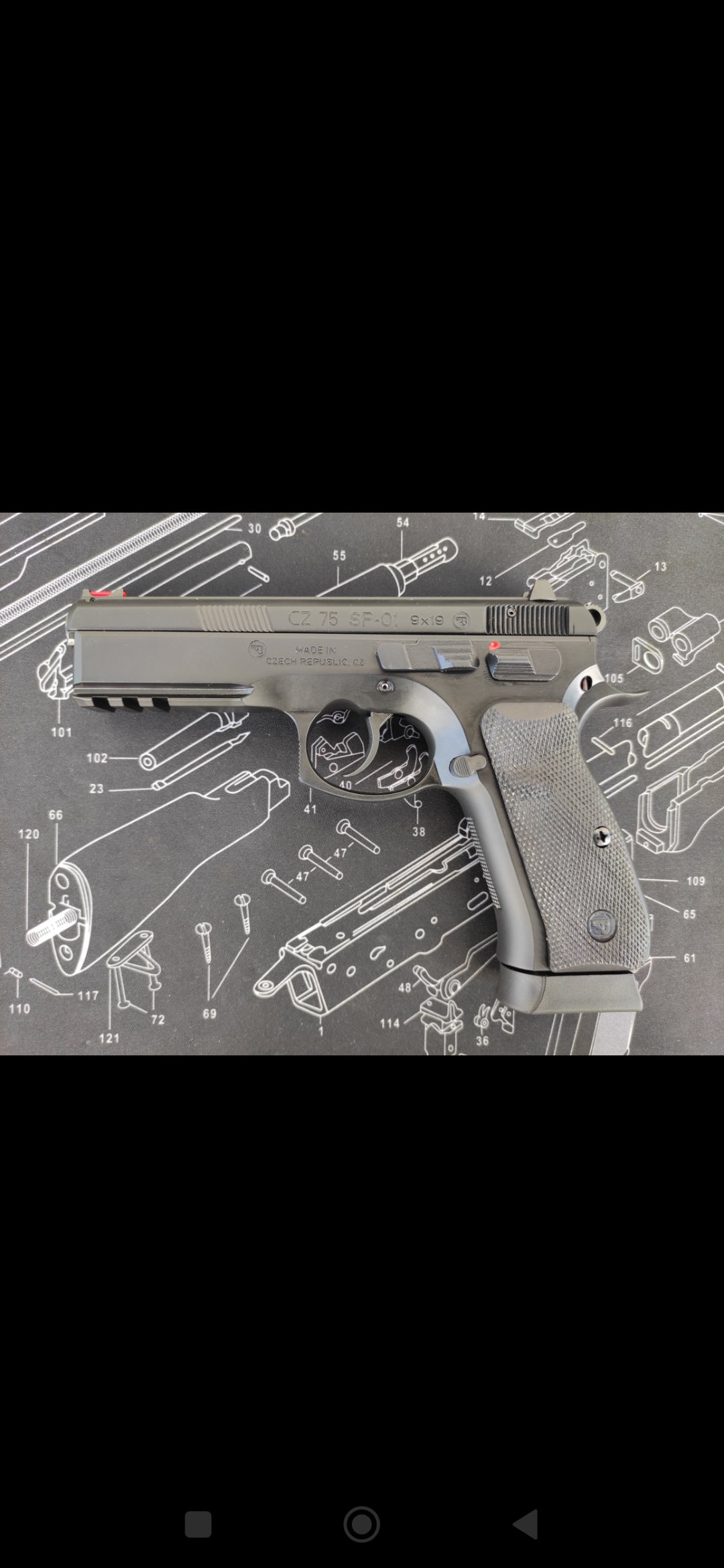 Pistolet CZ 75 SP-01 9x19mm