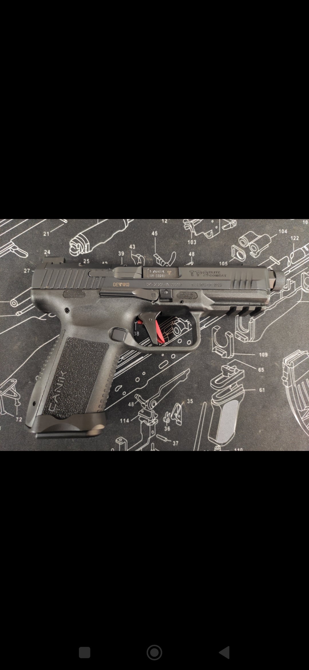 CANIK TP9 Elite Combat Black 9x19mm
