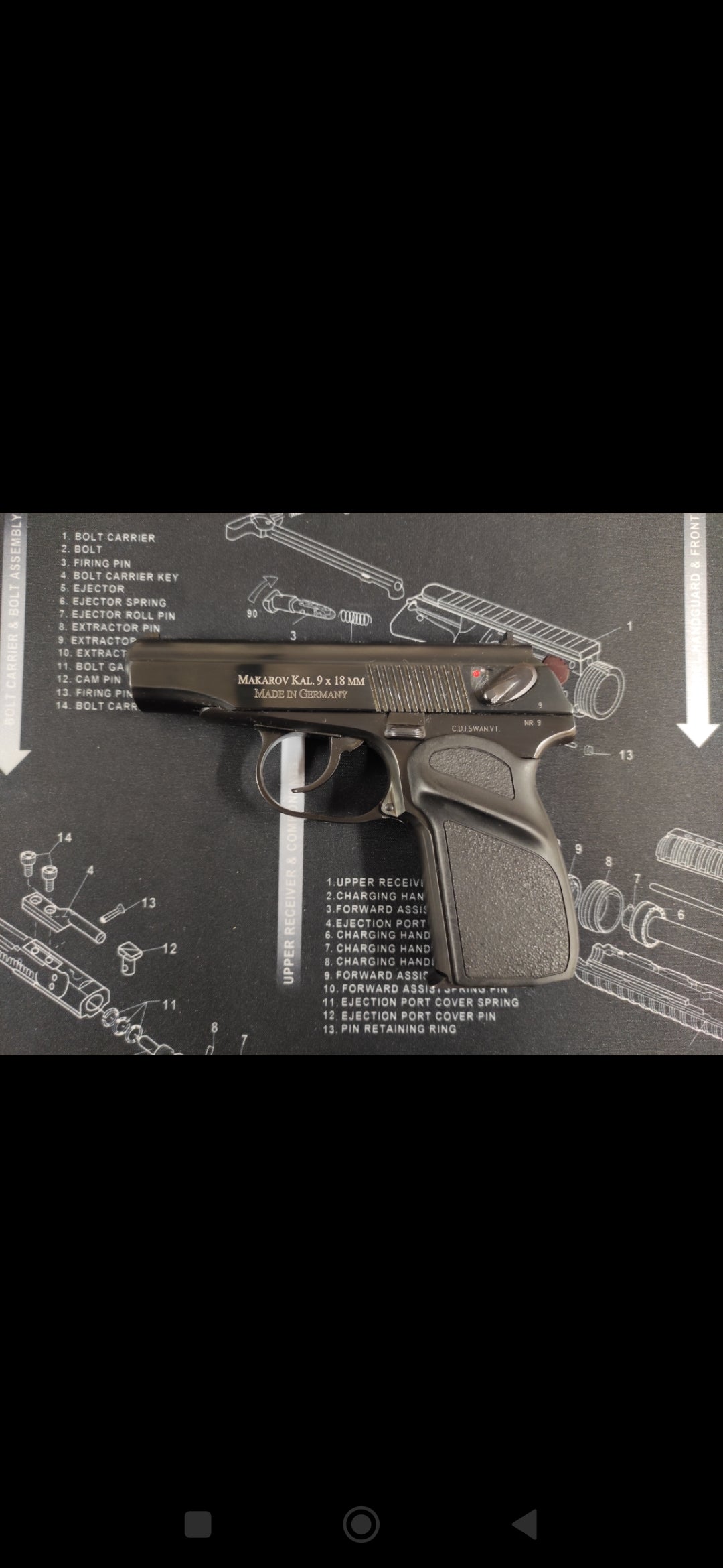 Pistolet Makarow Busch 9x18 mm