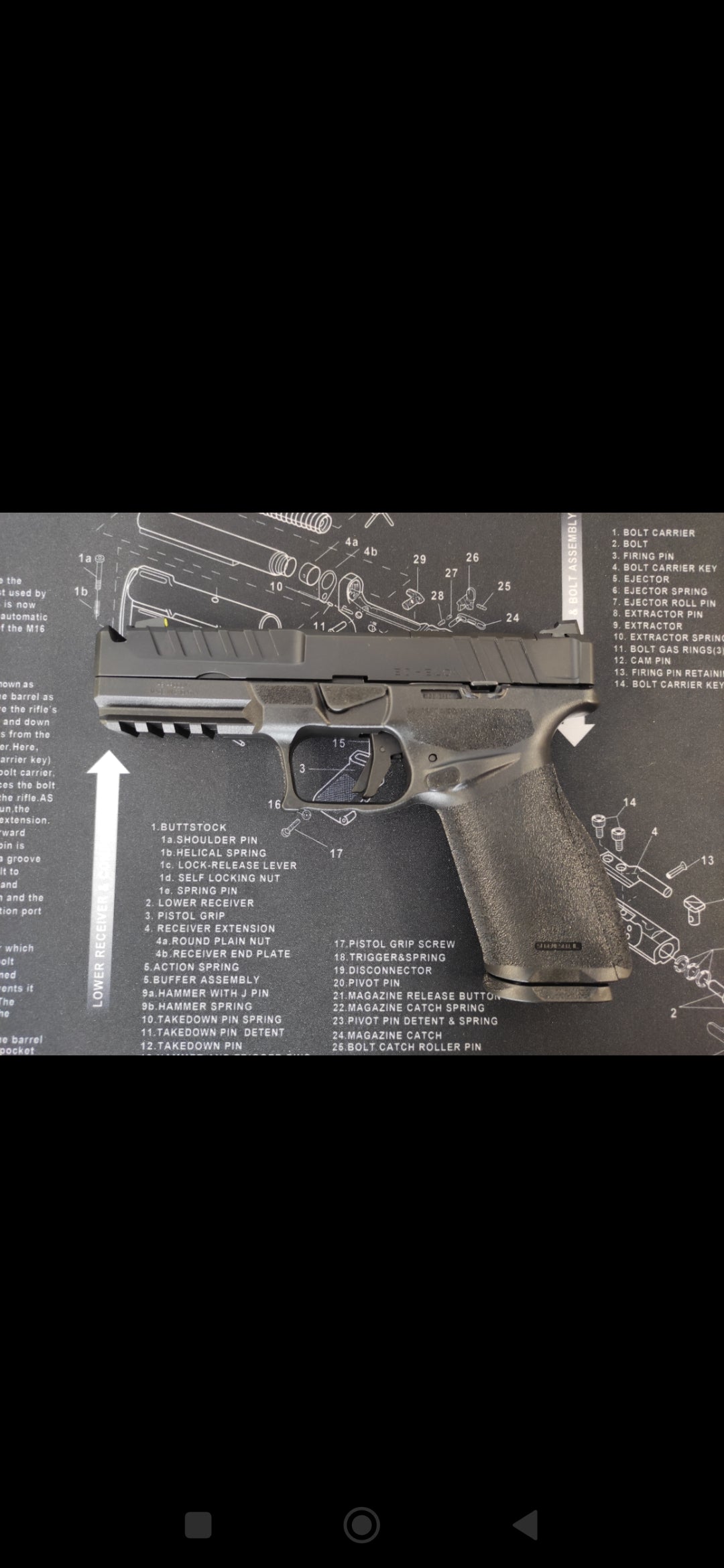 Pistolet Springfield ECHELON COMP CUT 4,5" KOMPENSATOR TRYT 9x19