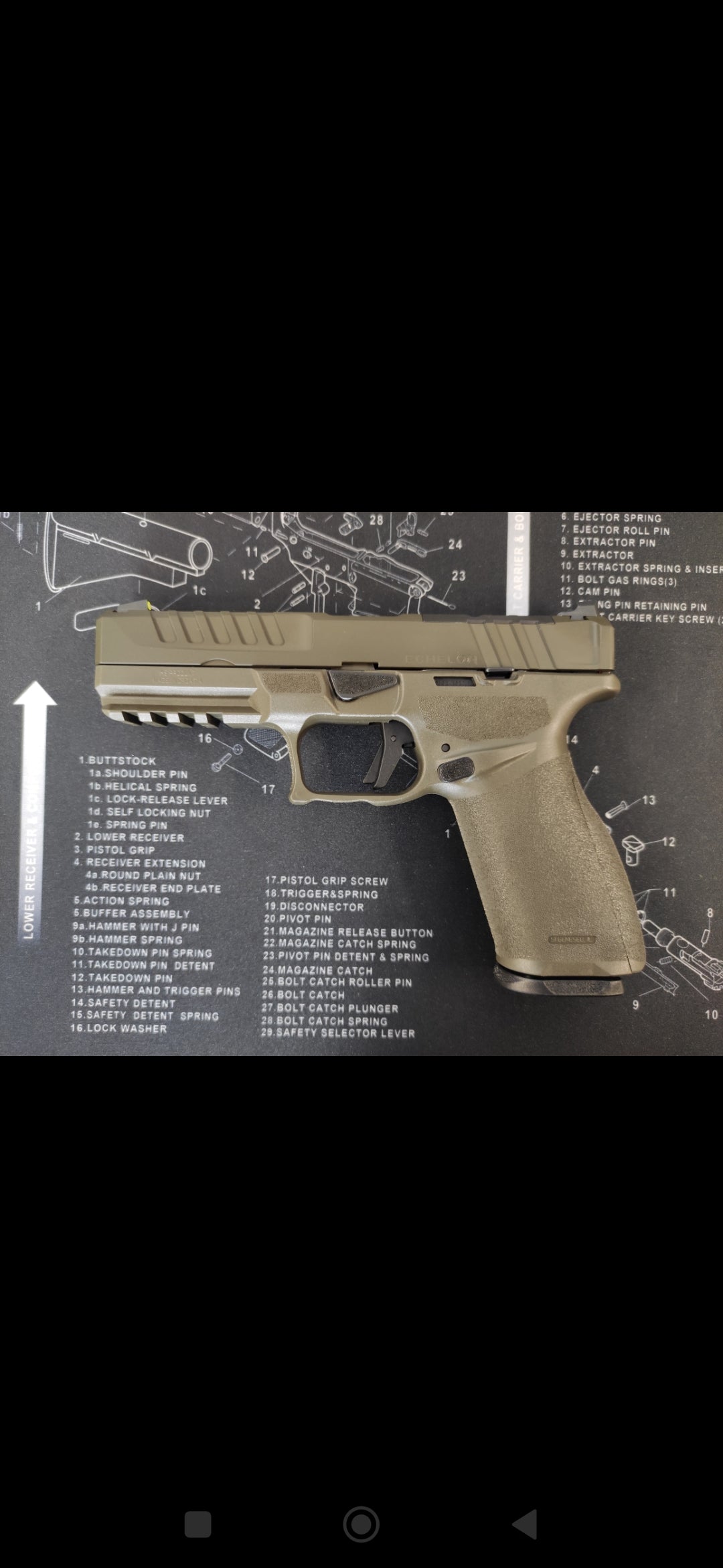 Pistolet Springfield ECHELON 4,5" - U DOT TRYT- ODG 9x19mm