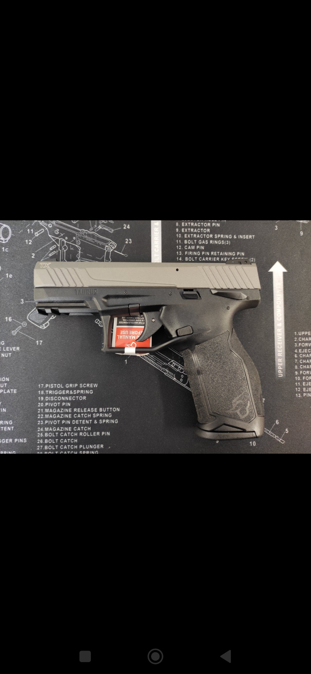 Pistolet Taurus TX 22 BLACK/GREY .22 LR