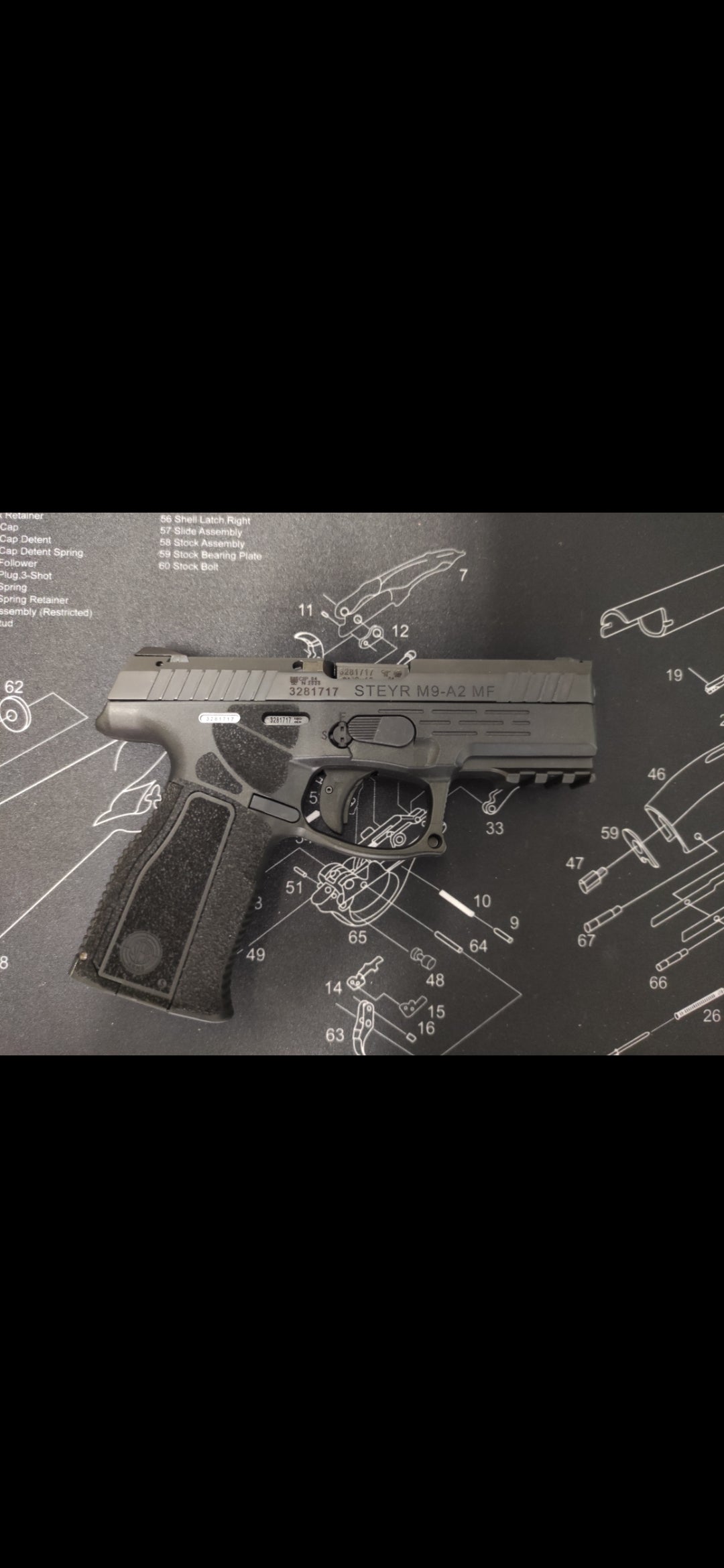 Pistolet Steyr M9-A2 MF przyrządy trytowe 9x19mm