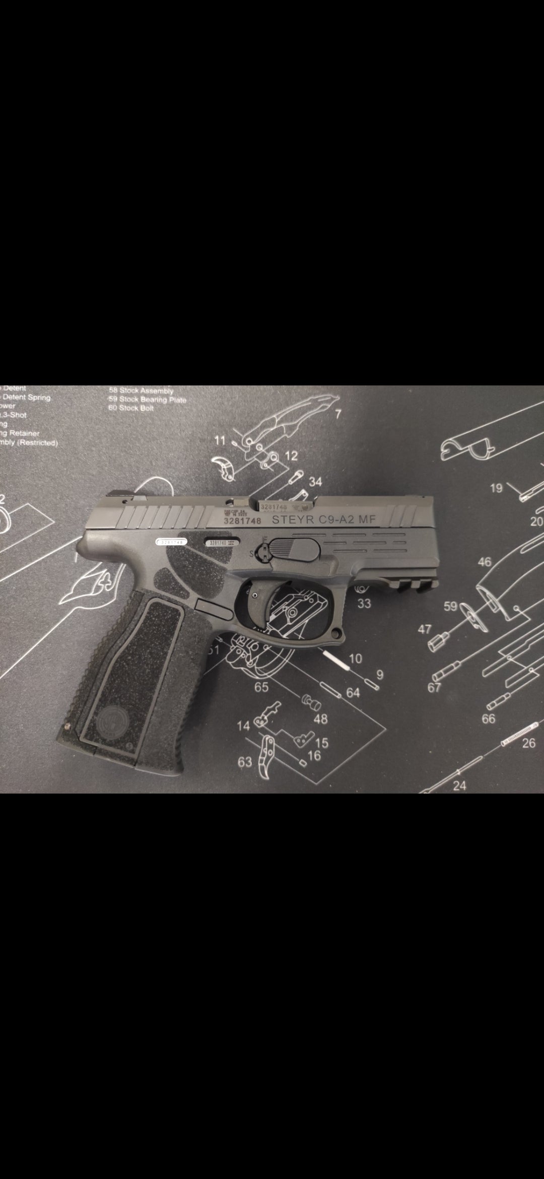 Pistolet Steyr C9-A2 MF Przyrządy Trytowe 9x19mm