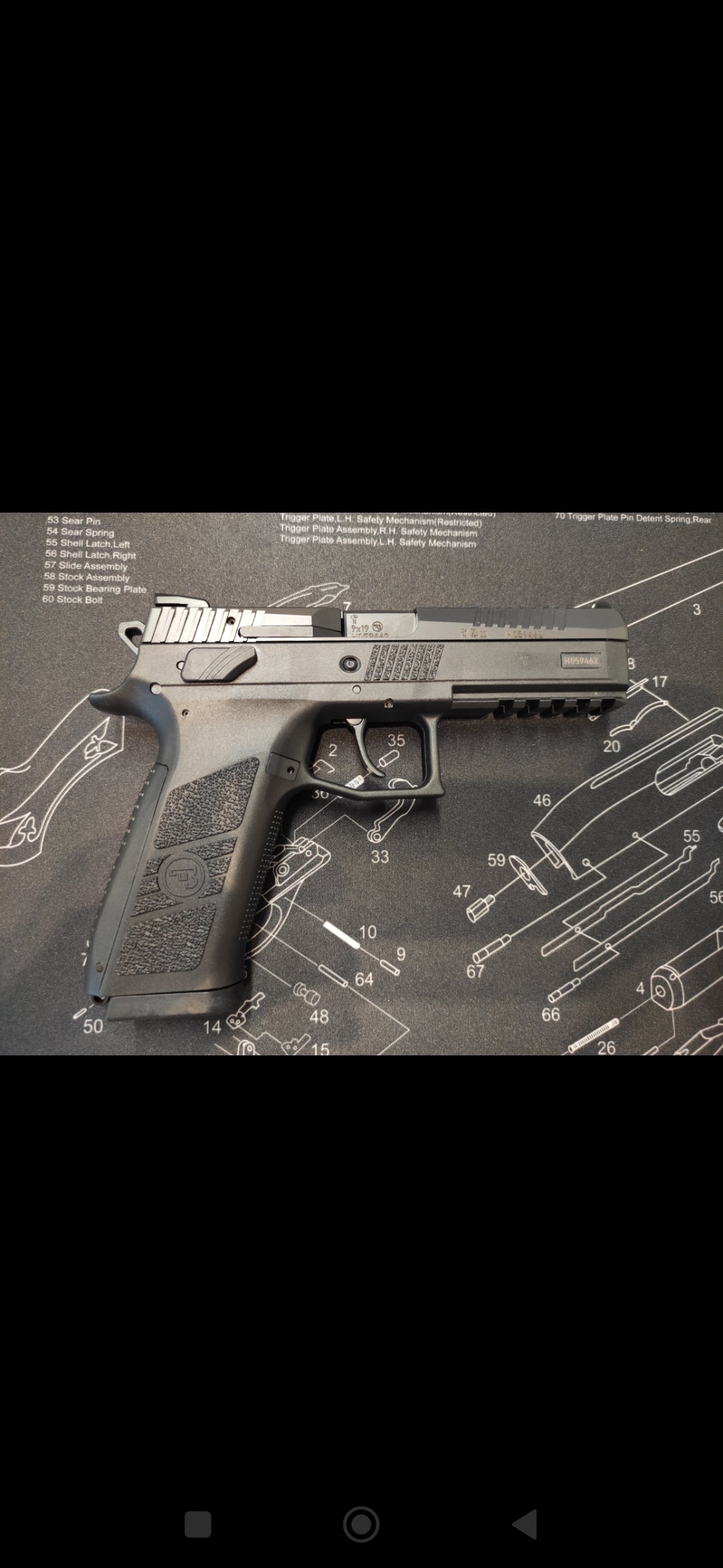 Pistolet CZ P-09 DECOCING + MANUAL SAFETY 9x19mm