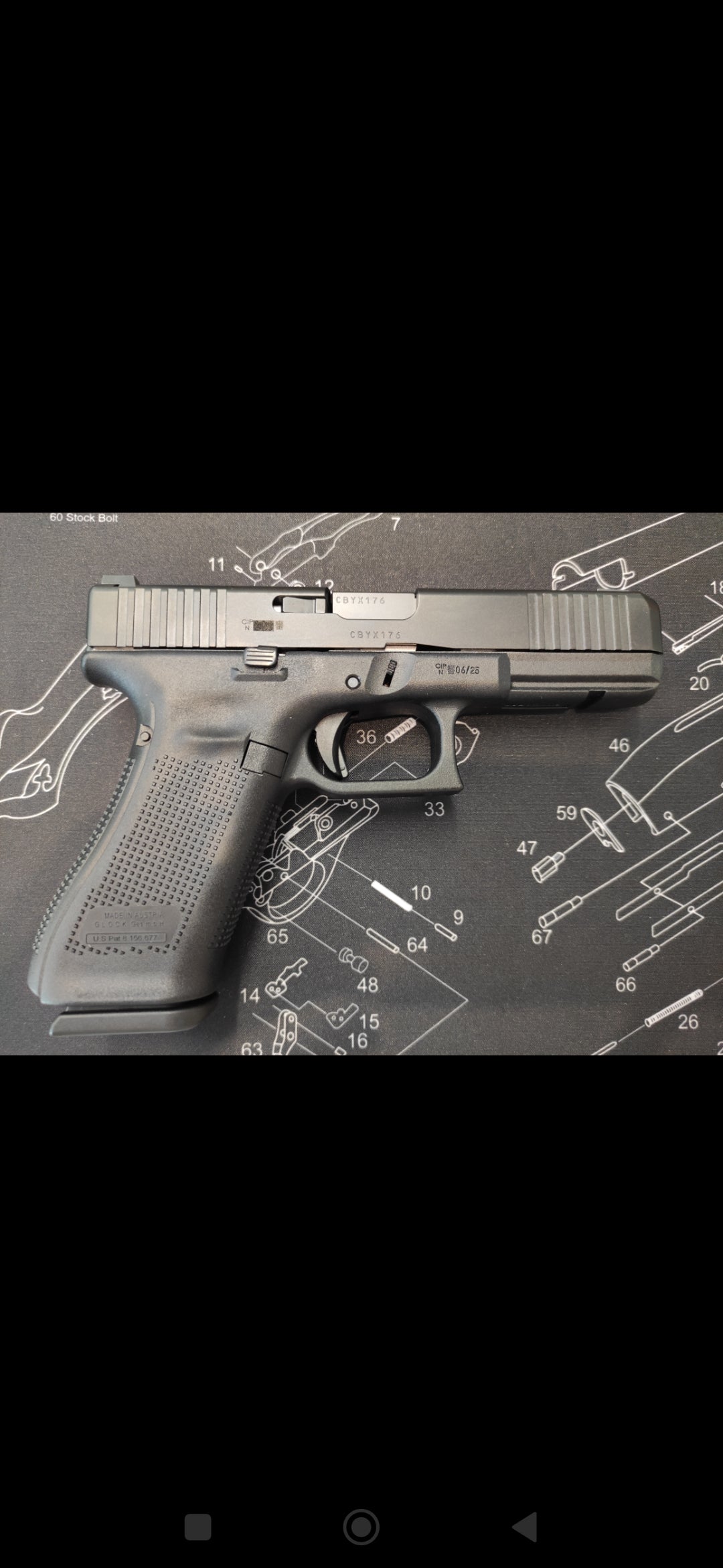 Pistolet Glock 17 Gen.5 Brasilien Kal. 9x19mm Tryt