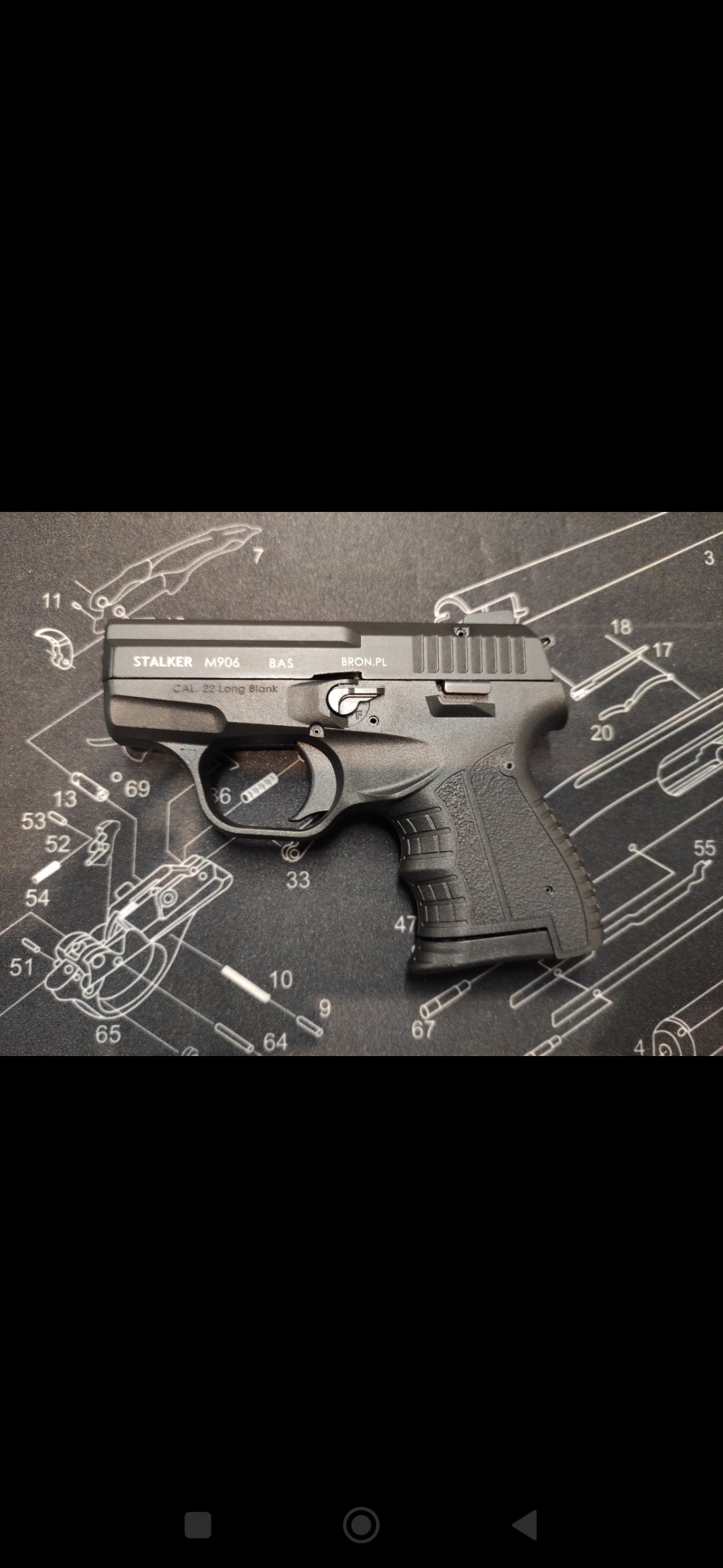 Pistolet Hukowy Zoraki M906 BAS BLK +18