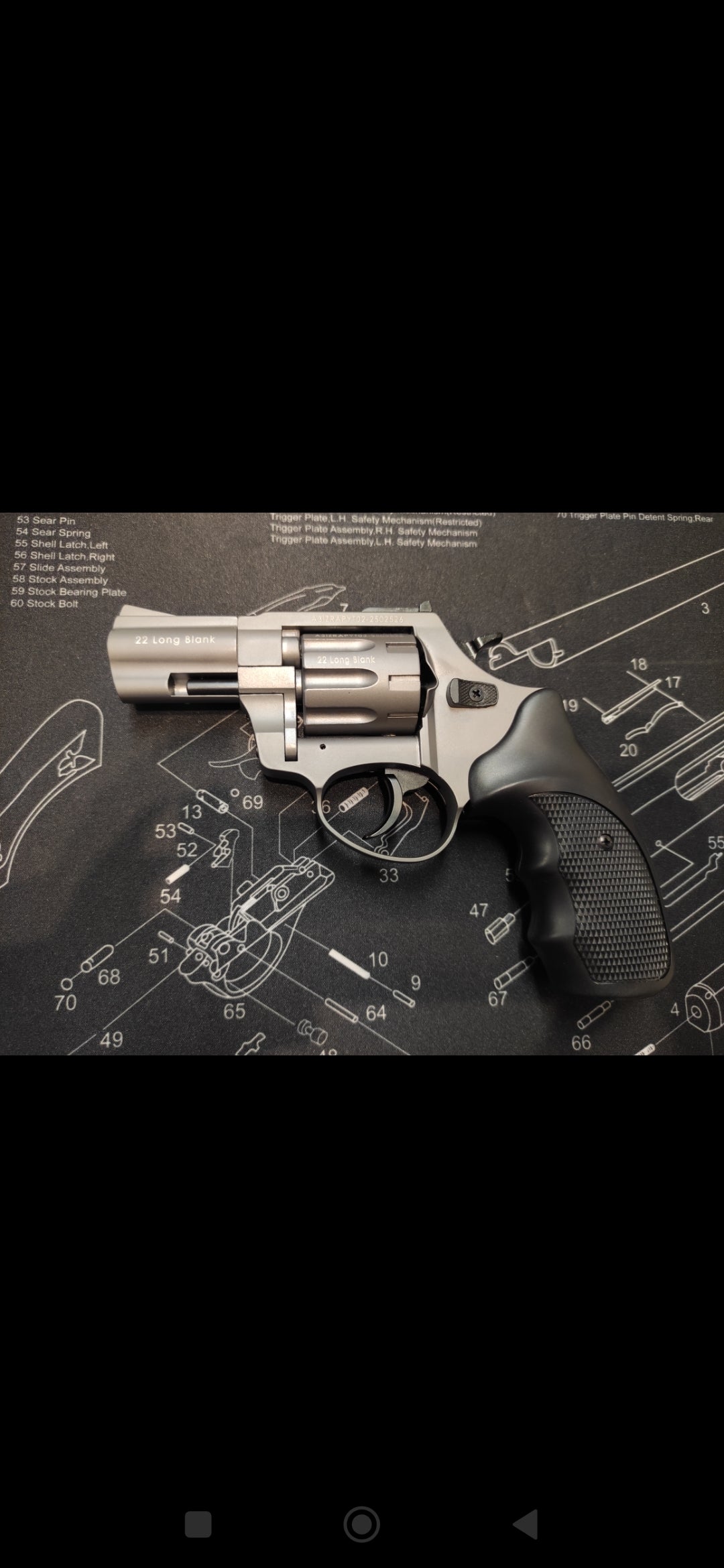 Rewolwer hukowy ZORAKI R1-K-6L BAS 2,5" kal. .22 long blank Tytan