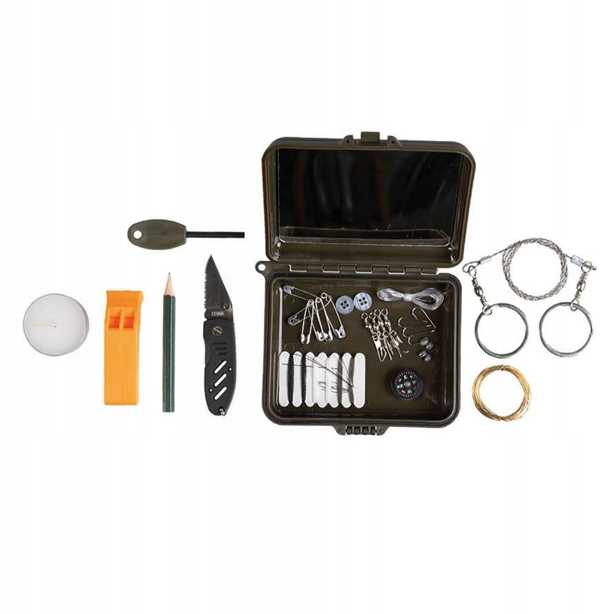 Zestaw survivalowy wojskowy Mil-Tec - Box