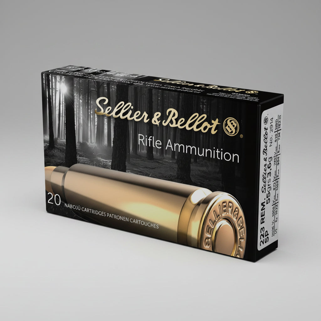 AMUNICJA Kal.223 REM S&B SP 3,6G/55GR op. 20 szt.