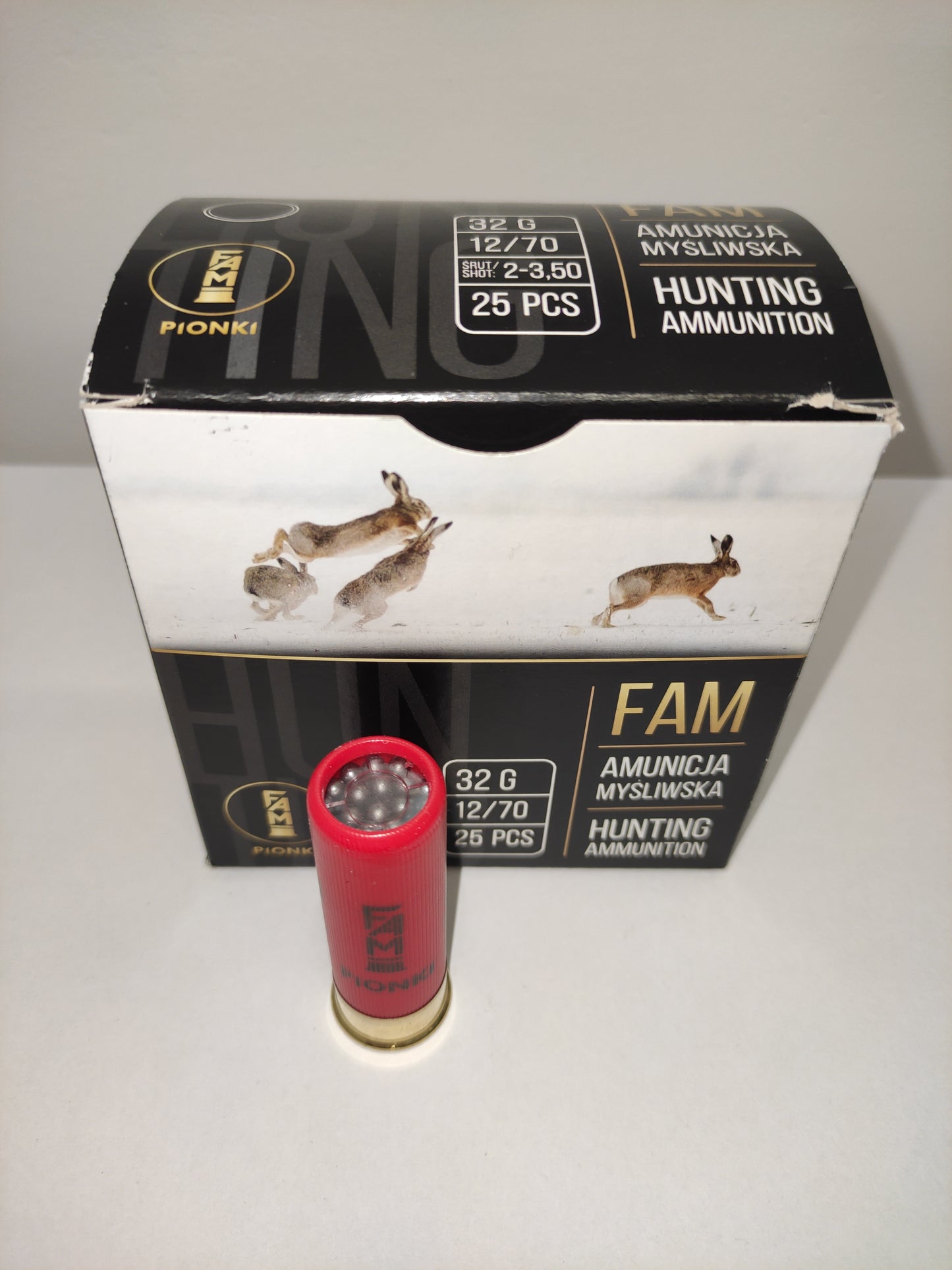 AMUNICJA 12/70 FAM 32g 2-3,50 mm ZAT FAM-PIONKI