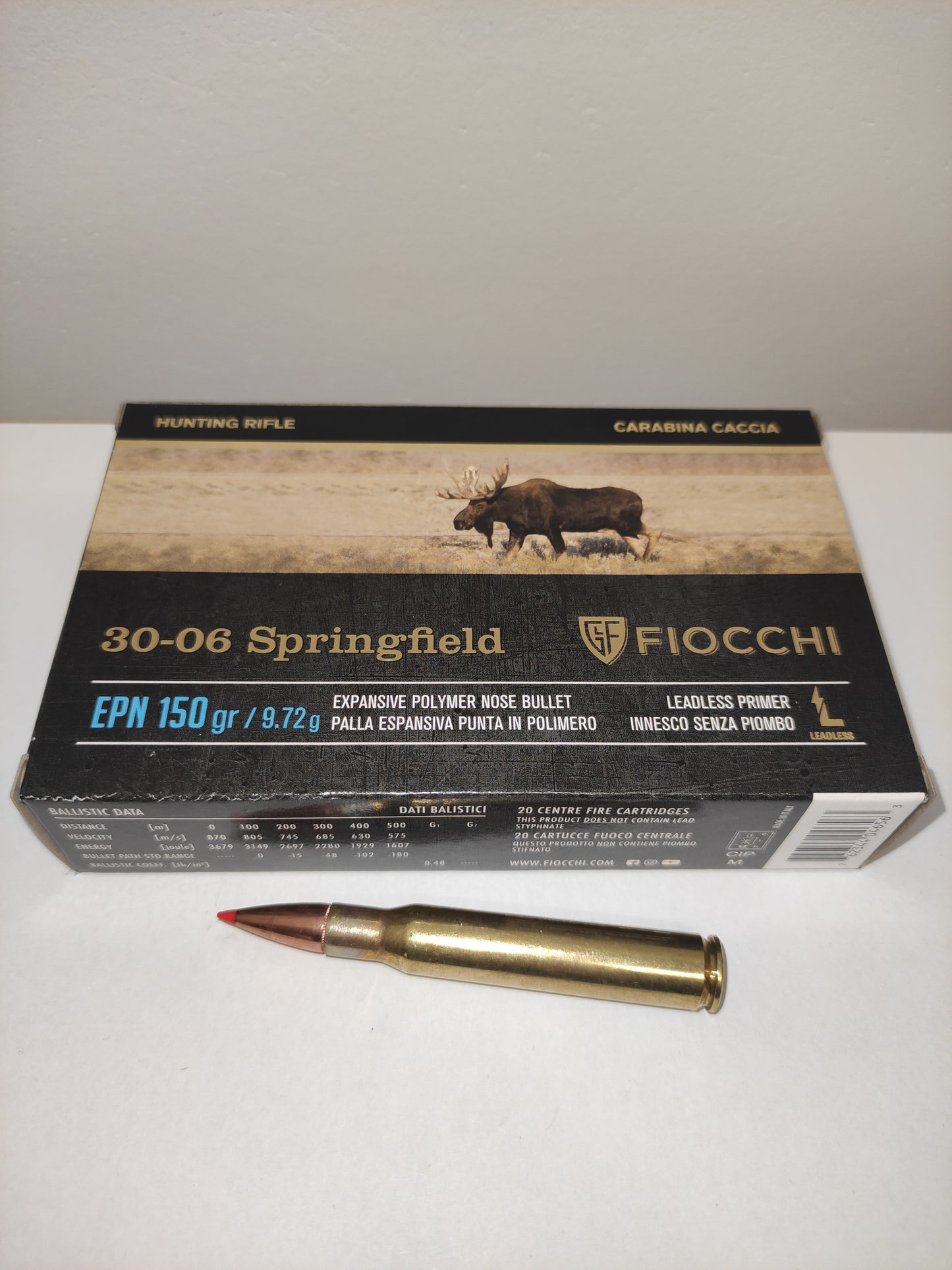 30-06 Springfield 150gr/9,72g Fiocchi