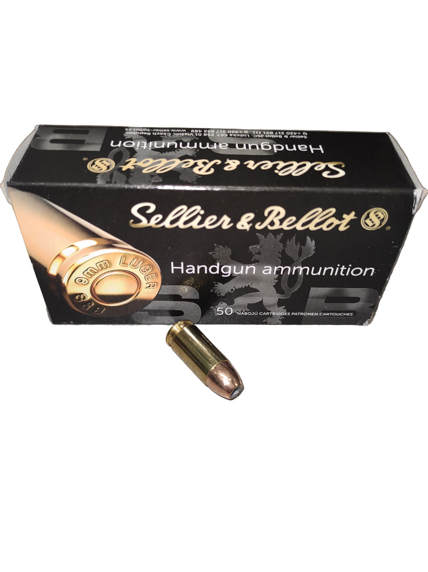 Amunicja 9mm LUGER 115grs/7,5g JHP S&B