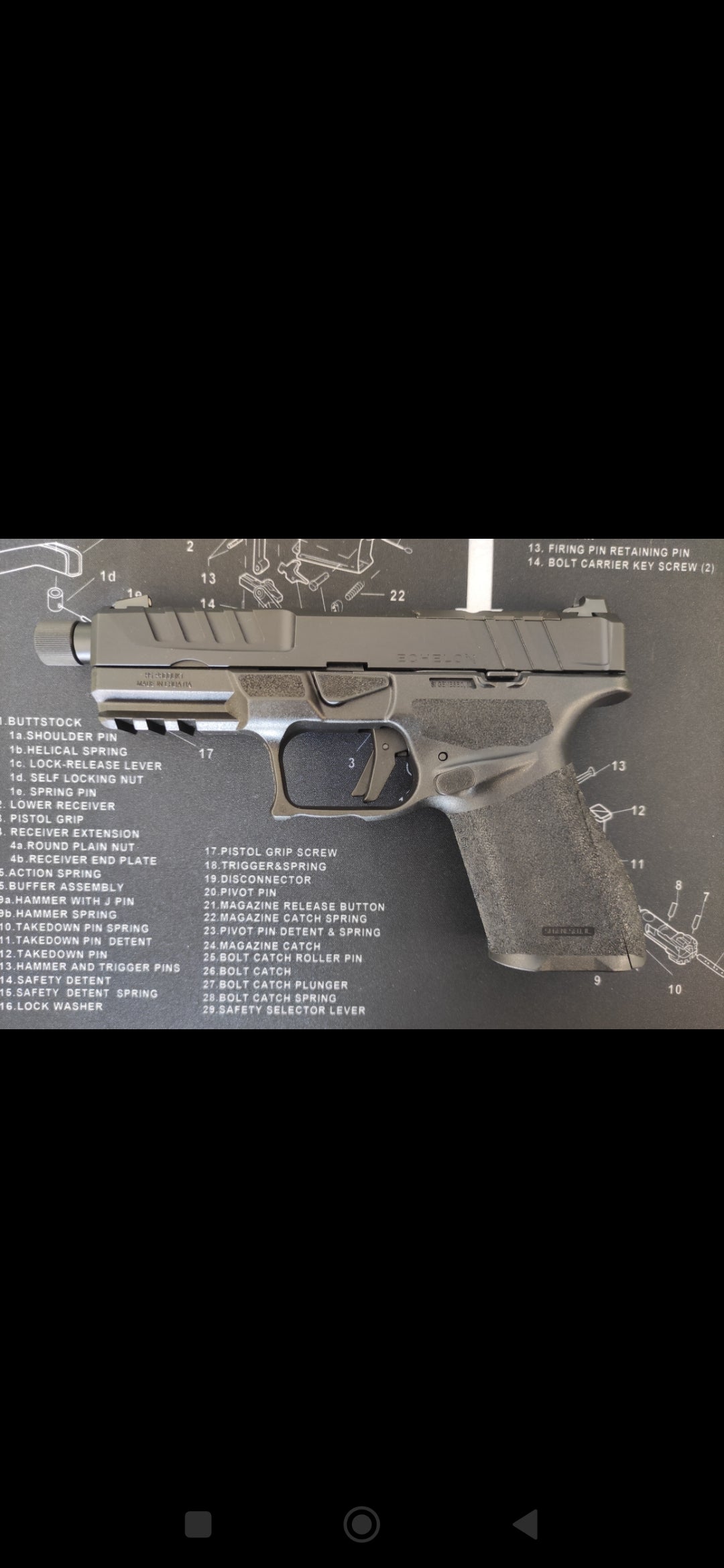 Pistolet Springfield Echelon 4.0 Compact 4,7" TB VIS 3-DOT TRYT BLK 9x19mm