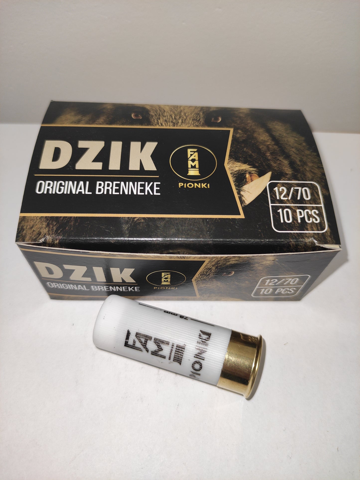 AMUNICJA 12/70 DZIK Original Brenneke 31,5g 10 szt