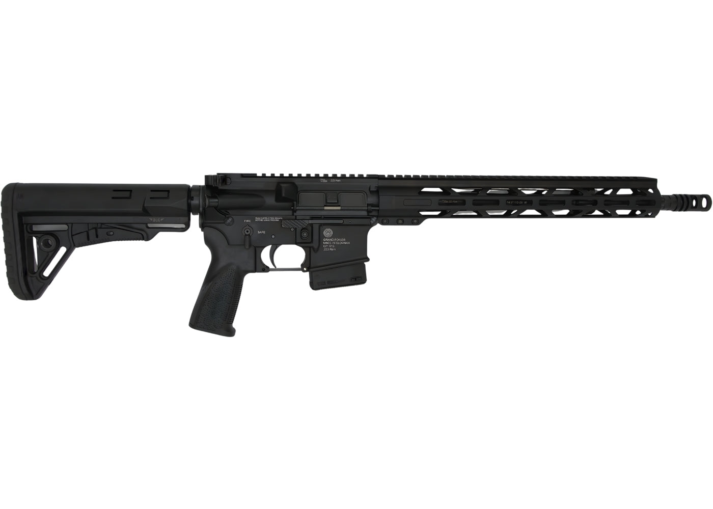 Karabinek Grand Power GP R15 14,5" 5,56 NATO/.223 REM. Ambi - Black
