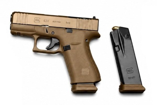 Pistolet GLOCK 43X 9x19 PR (R/MOSK/FS/Coyote)