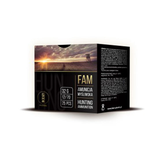 Amunicja 12/70 FAM 32g 3-3,25mm GW FAM-PIONKI