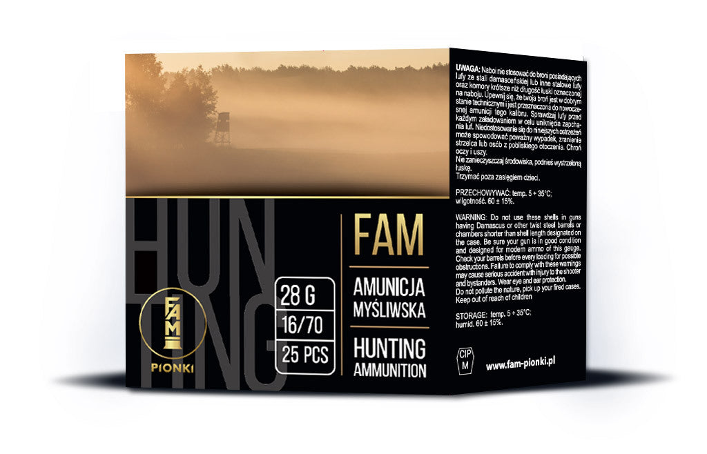 Amunicja 16/70 FAM 28g 1-3,75 ZAT