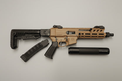 Pistolet samop. Huglu Mohac 4,8" 8" Kal.9x19mm BLK, FDE