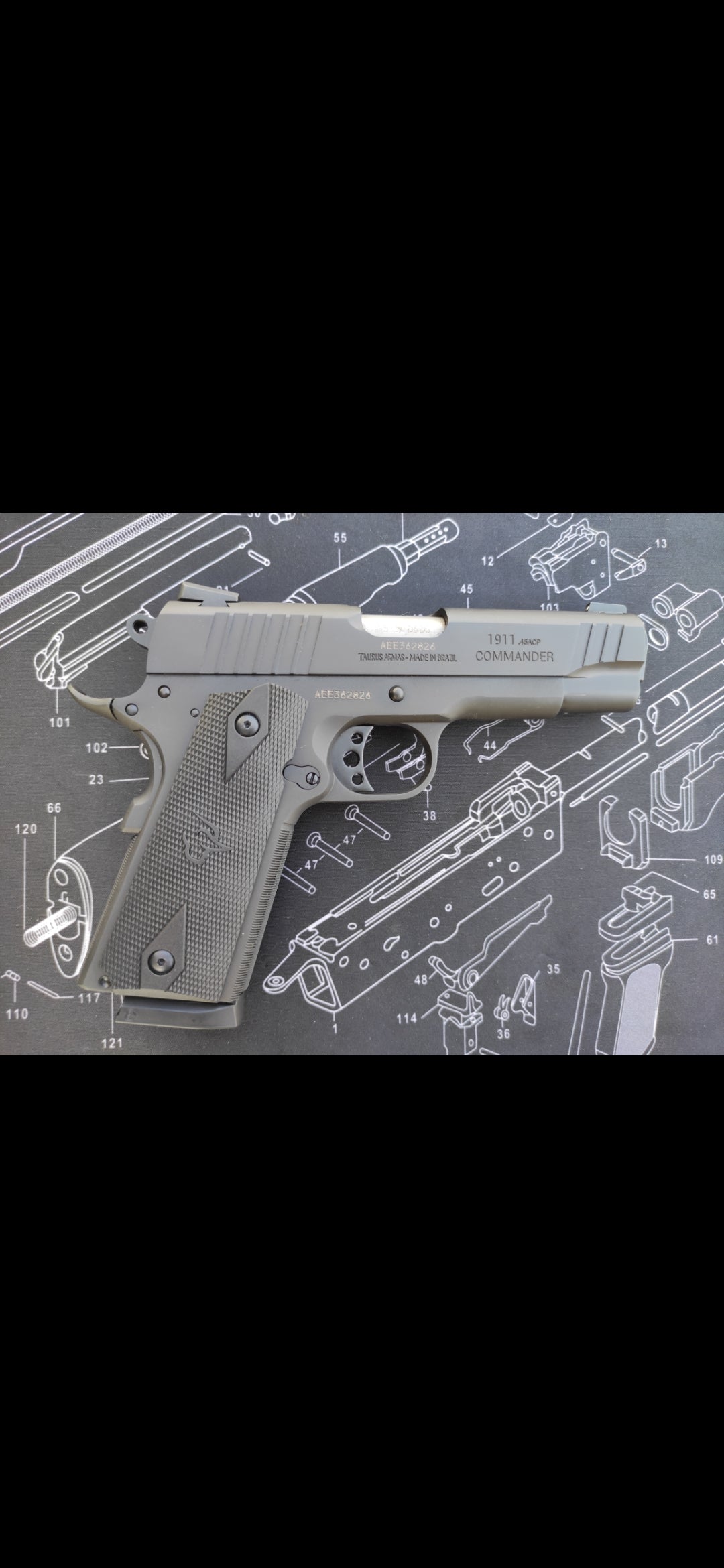 TAURUS 1911 COMMANDER ACP.45