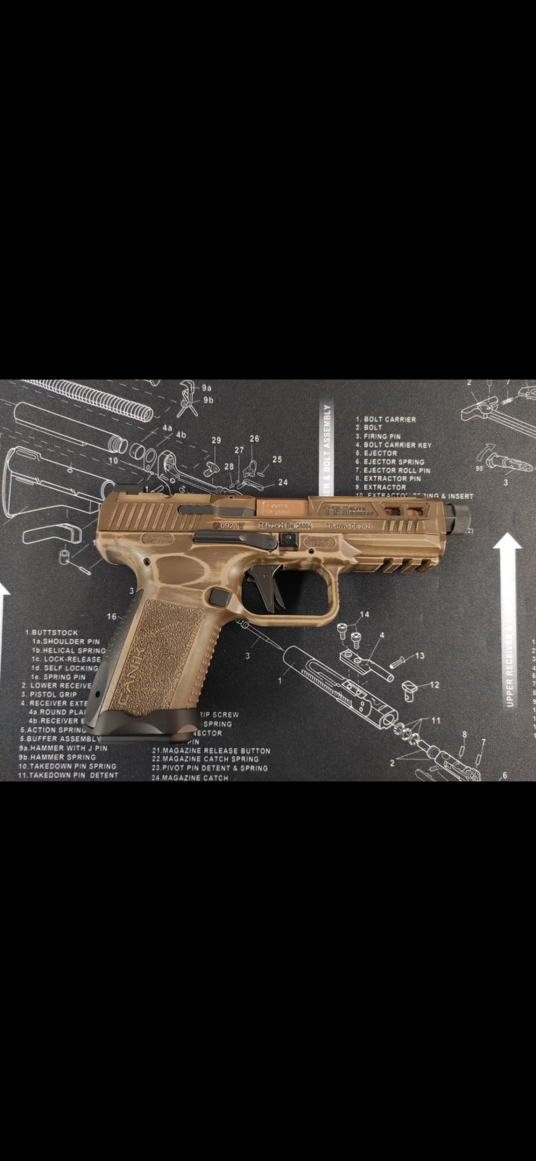 CANIK TP9 COMBAT ELITE ELEVEN DAGER 9x19mm