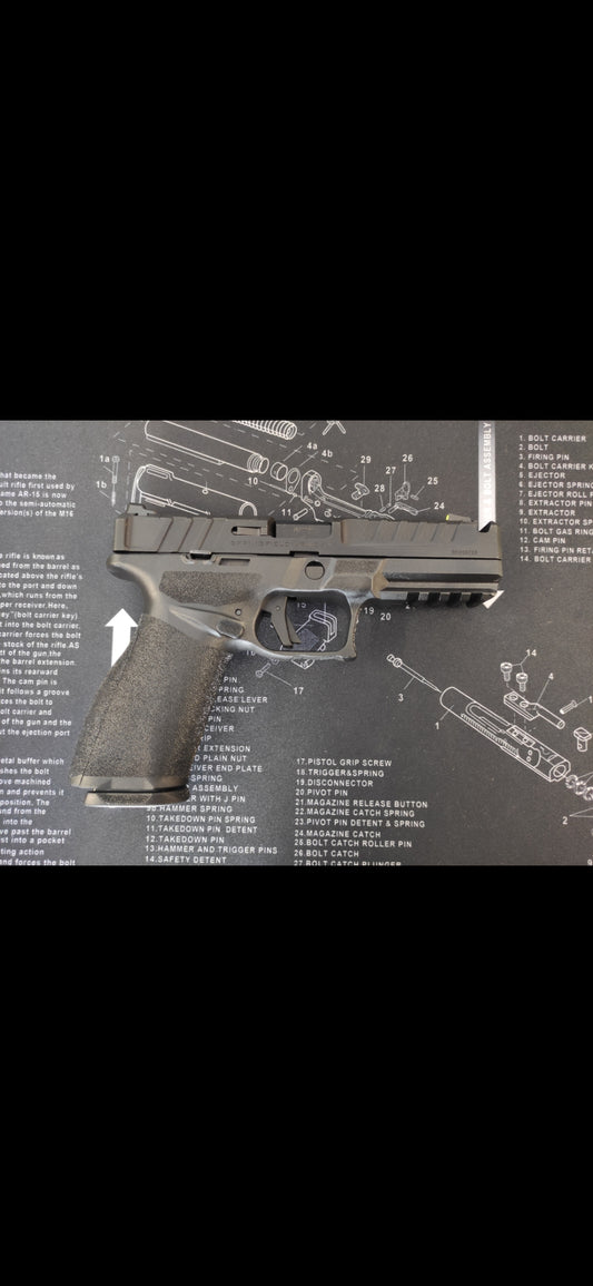 Pistolet Springfield ECHELON COMP CUT 4,5" KOMPENSATOR  TRYT 9x19