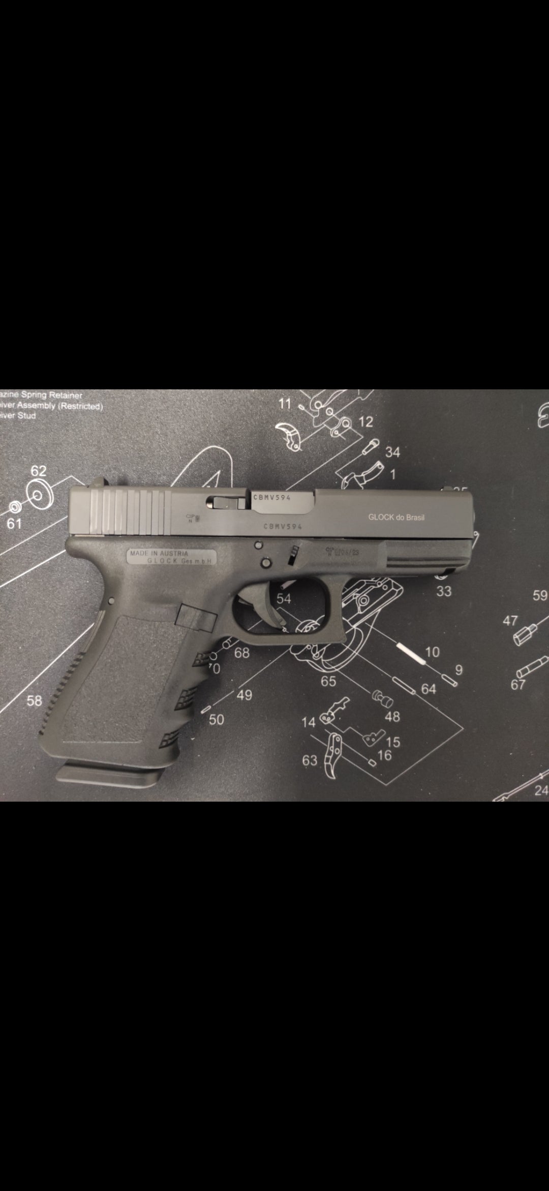 Pistolet GLOCK 19 GEN.3 BRASIL 9x19mm