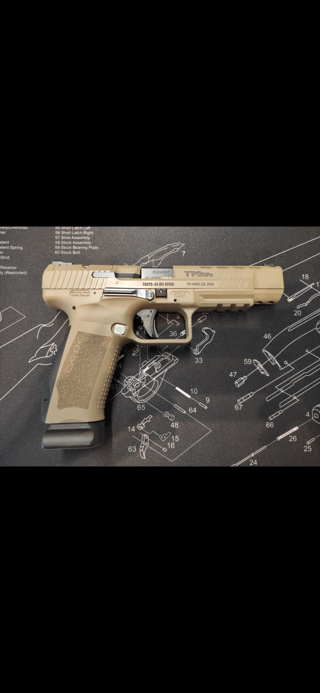 Pistolet CANIK TP9 SFX MOD.2 FDE Kal. 9x19mm
