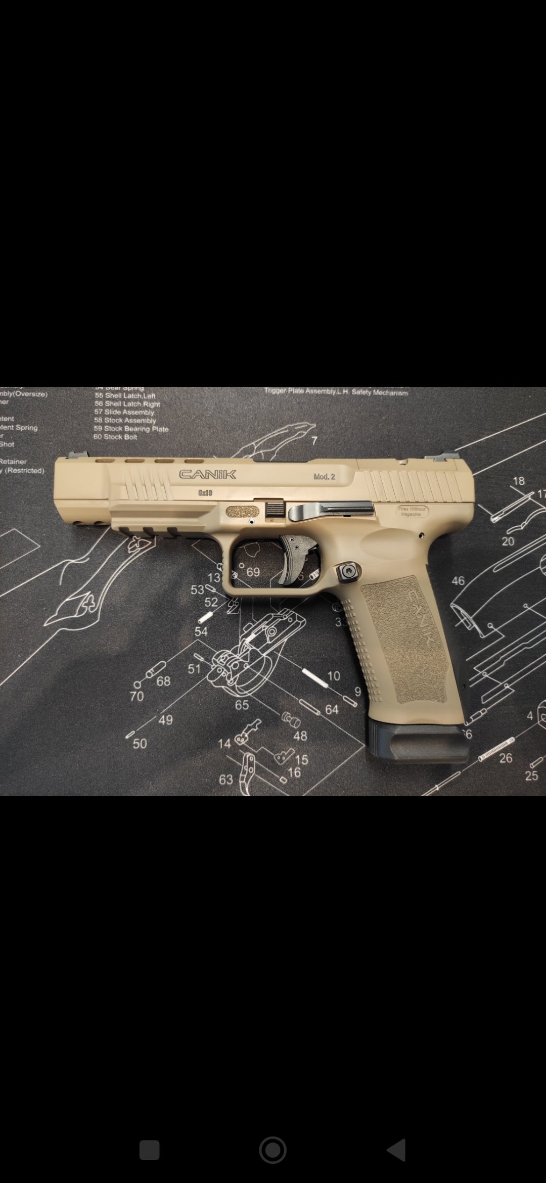 Pistolet CANIK TP9 SFX MOD.2 FDE Kal. 9x19mm