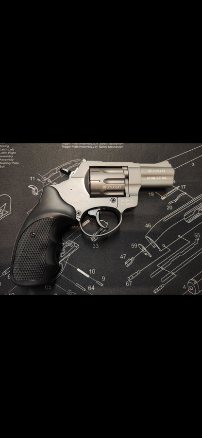 Rewolwer hukowy ZORAKI R1-K-6L BAS 2,5" kal. .22 long blank Tytan