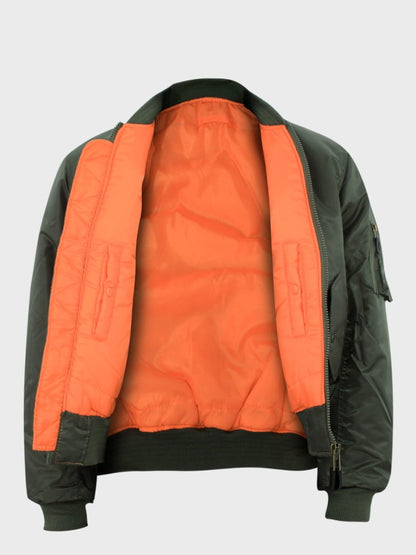 KURTKA WOJSKOWA MA1 US ARMY MILTEC FLEK FLYERS OLIVE L