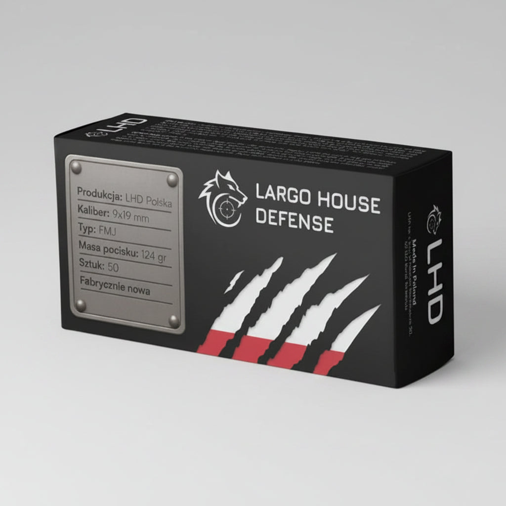 AMUNICJA 9X19 LARGO HOUSE DEFENSE (LHD) 8g/124gr