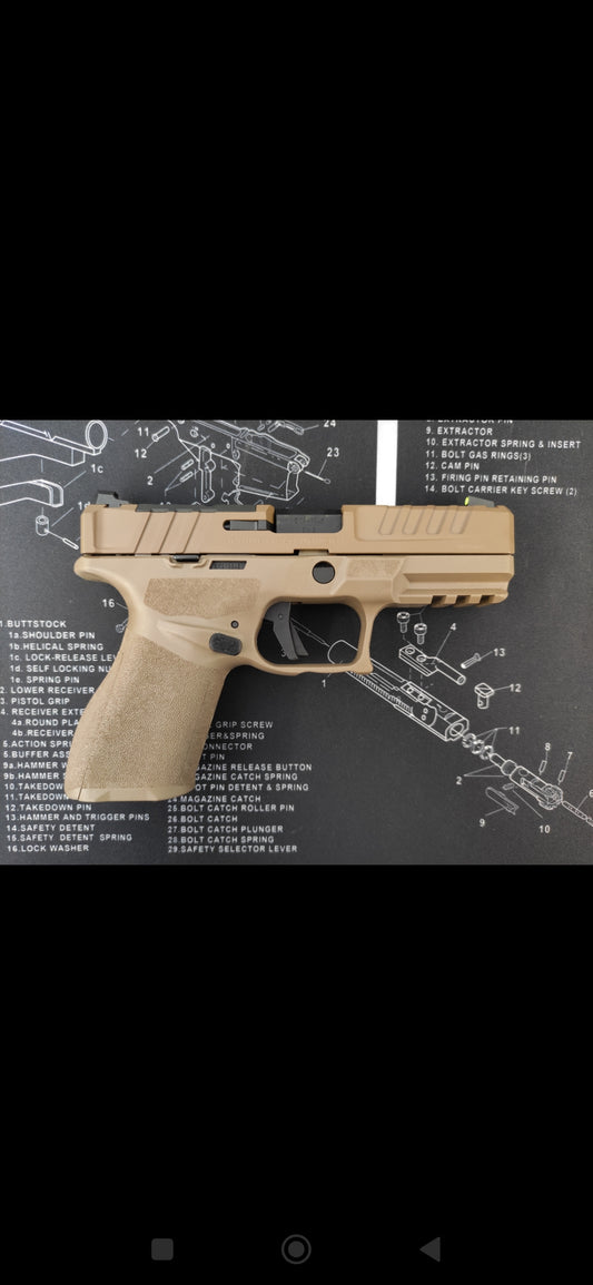 Pistolet Springfield Echelon 4.0 Compact VIS -U notch TRYT FDE 9x19mm