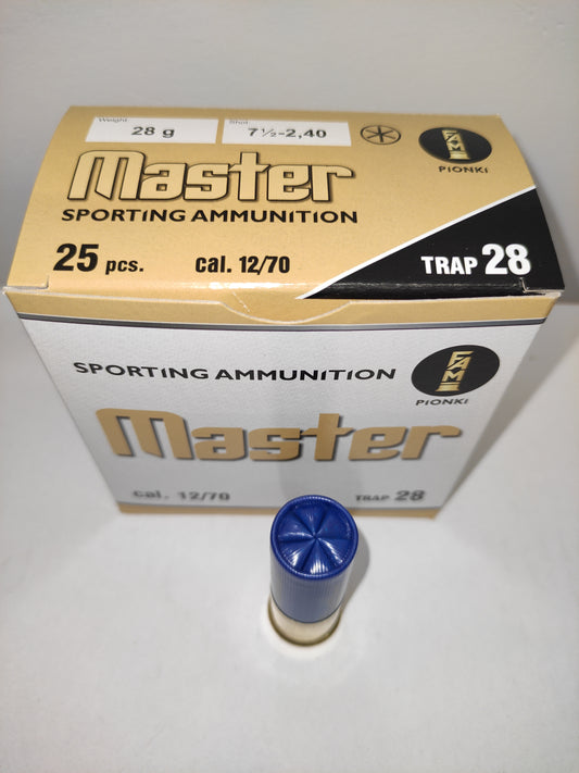 AMUNICJA 12/70 MASTER Trap 28g 7,5-2,40 FAM-PIONKI