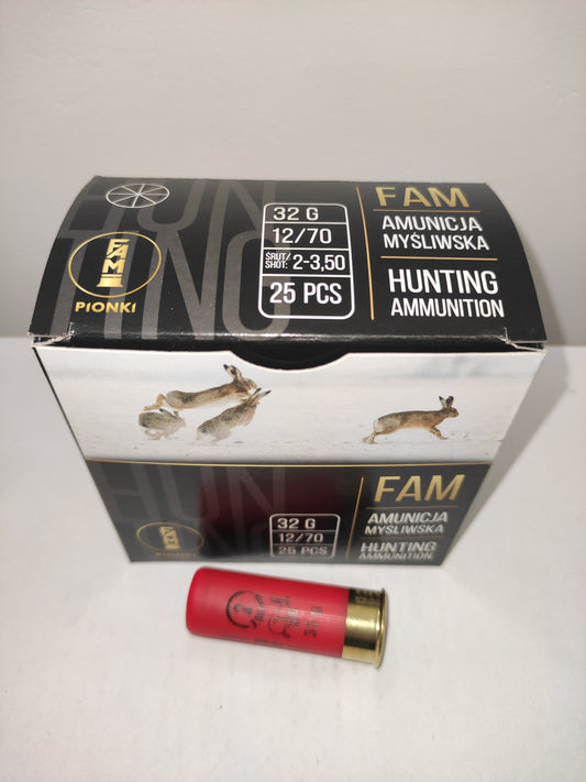 AMUNICJA 12/70 FAM 32g 2-3,50 mm GW FAM-PIONKI