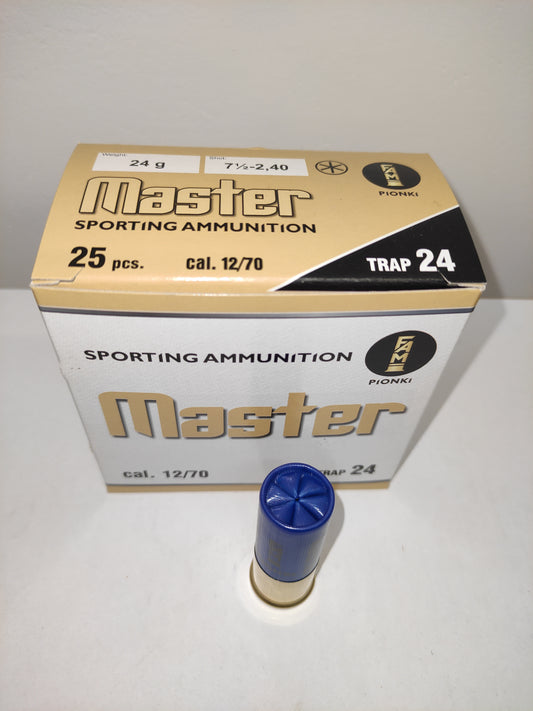 AMUNICJA 12/70 MASTER Trap 24g 7,5-2,40 mm FAM-PIONKI