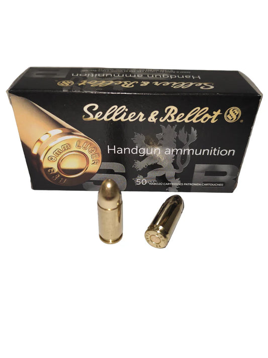 Amunicja 9mm LUGER 8,0g/124grs FMJ S&B 1000 szt.