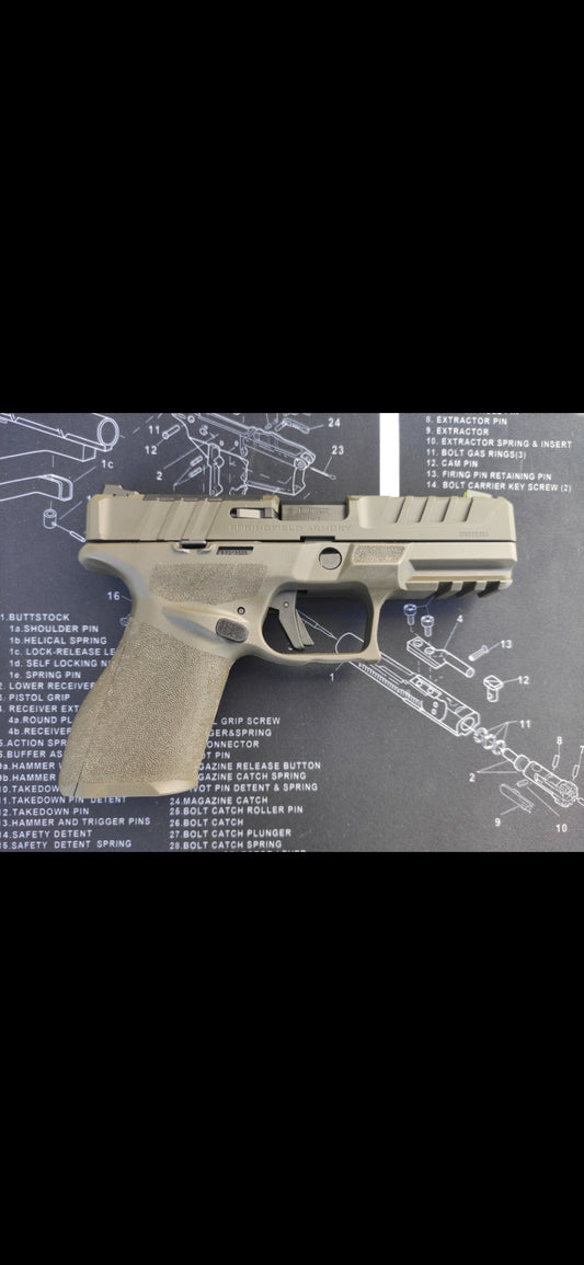 Pistolet Springfield Echelon 4.0 Compact VIS -U notch TRYT ODG 9x19mm