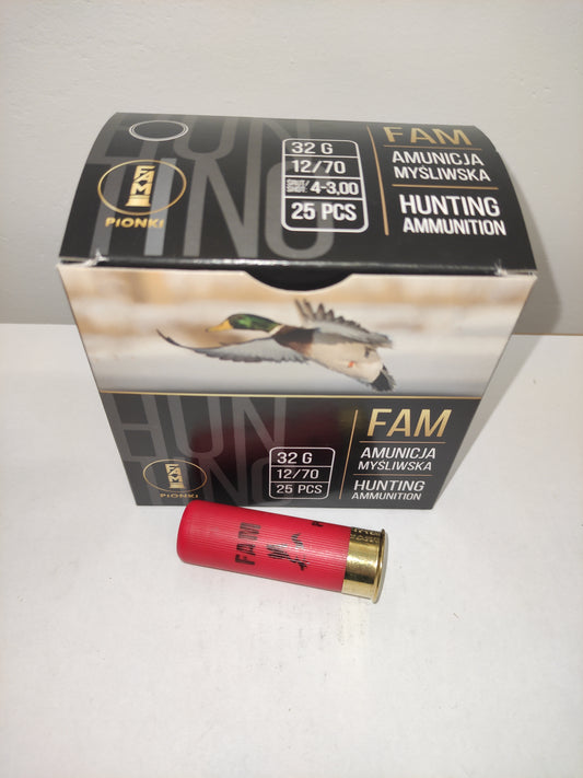 AMUNICJA 12/70 FAM 32g 4-3,00 mm ZAT (niedostępna)